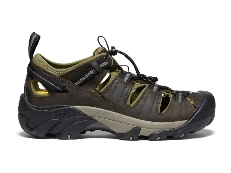 Keen Arroyo II M Canteen/Black - pánské kožené sandály Top Prodej