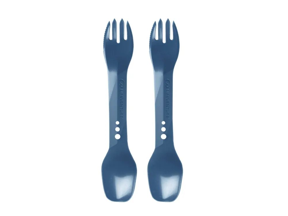 Nová Kolekce Lifeventure Ellipse Spork - 2ks multifunkční příbor (lžíce, vidlička, nůž)