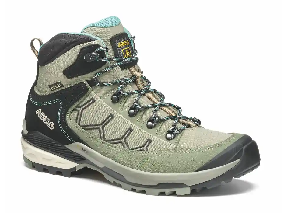 Asolo Falcon EVO GV ML, dry weeds/aqua green - dámské pohorky Speciální Cena