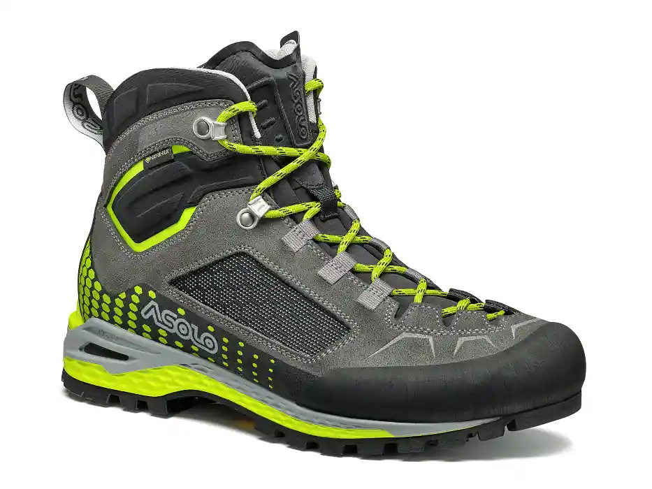Sezónní Sleva Asolo Freney EVO Mid GV MM, graphite/green lime - pánské pohorky