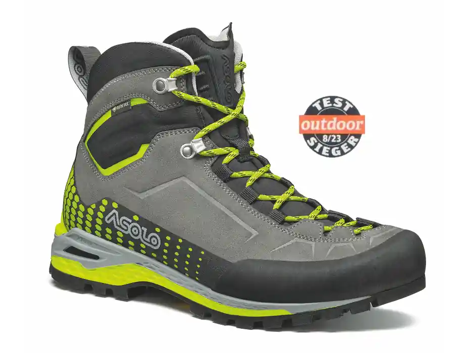 Jen Po Omezenou Doba Asolo Freney EVO Mid Lth GV MM, graphite/green lime - pánské pohorky