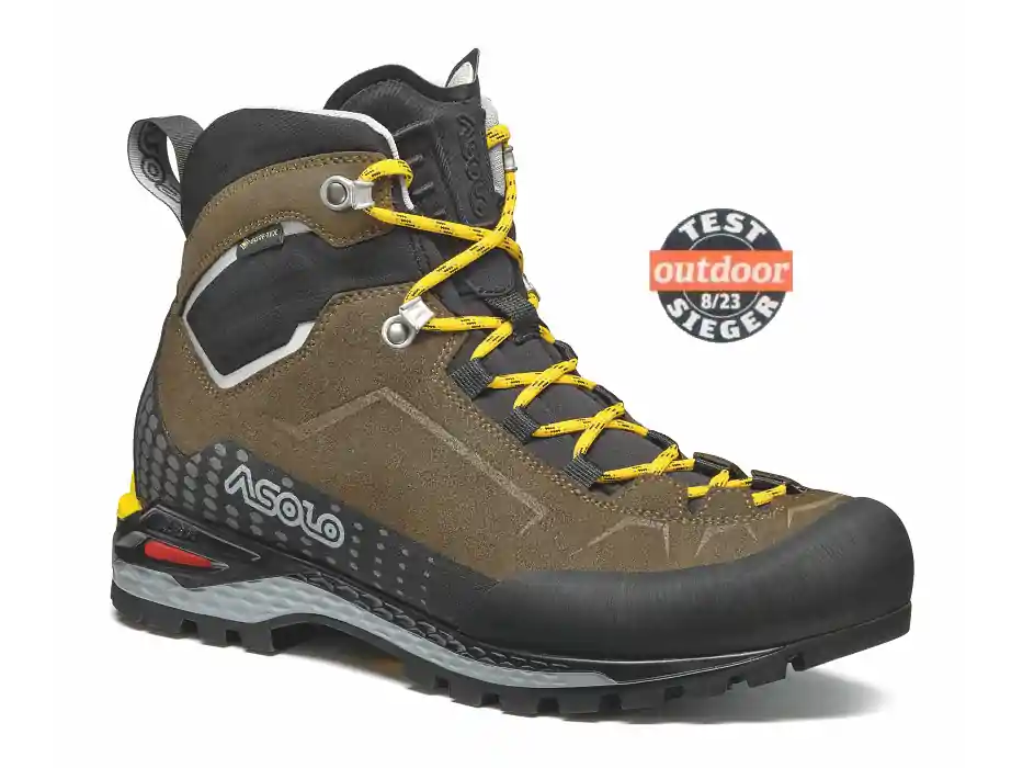 Asolo Freney EVO Mid Lth GV MM, major brown/red - pánské pohorky Výprodej
