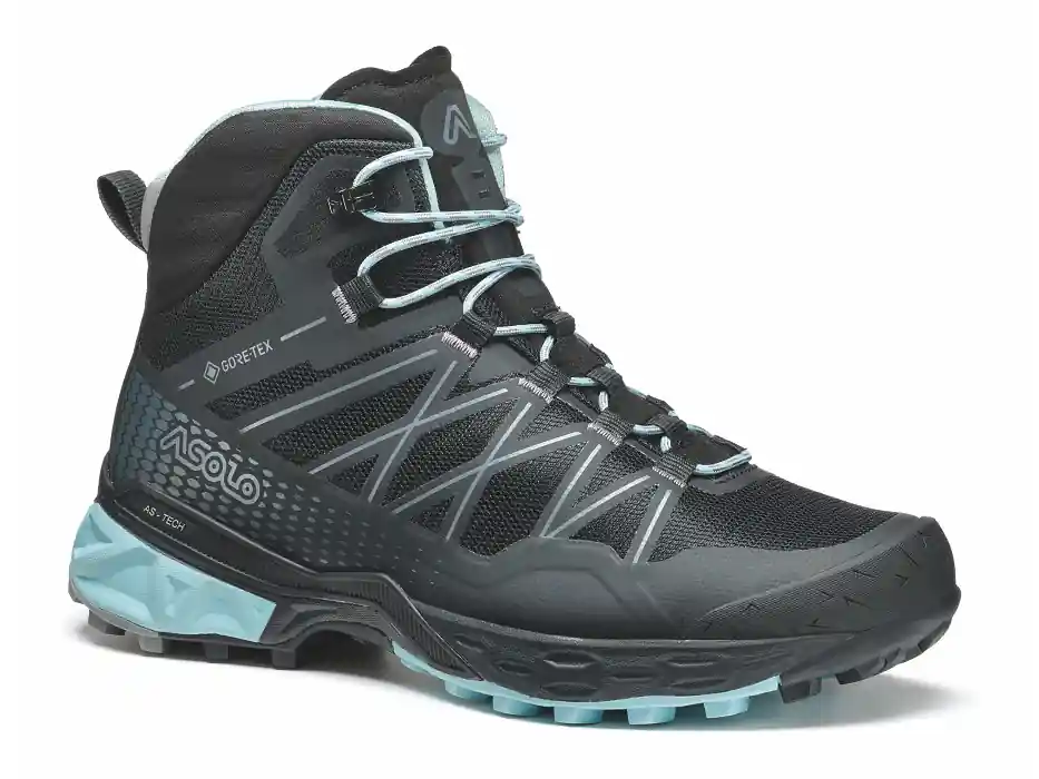 Cenově Výhodný Asolo Tahoe Mid GTX ML, black/celadon - dámské fastpacking boty
