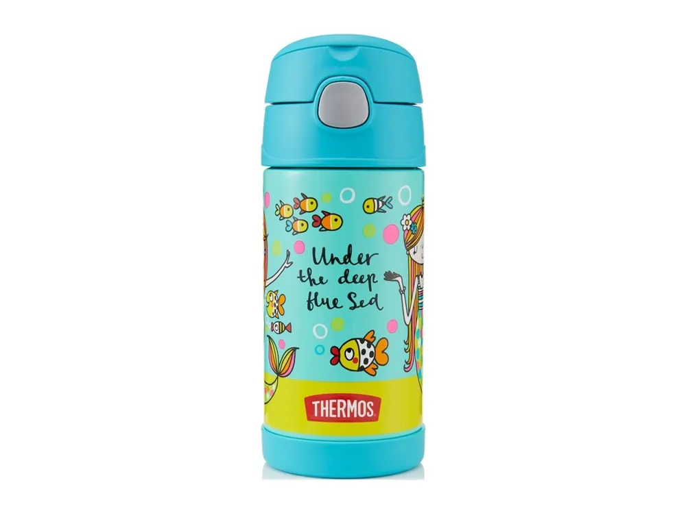 Speciální Cena Thermos FUNtainer Mořská panna 355ml - dětská termoska s brčkem