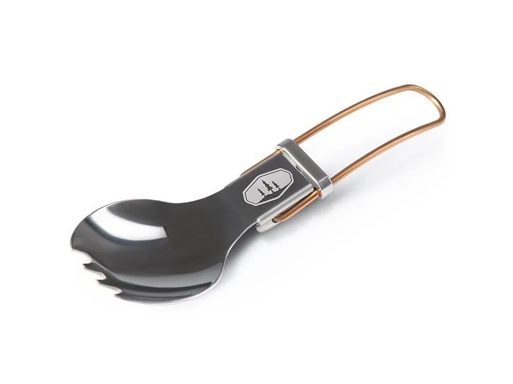 Aktuální GSI Outdoors Folding Spork - nerezový multifunkční příbor
