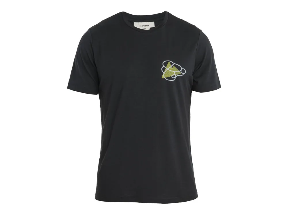 Víkendová Akce Icebreaker Merino 150 Tech Lite II Community, Black - pánské tričko