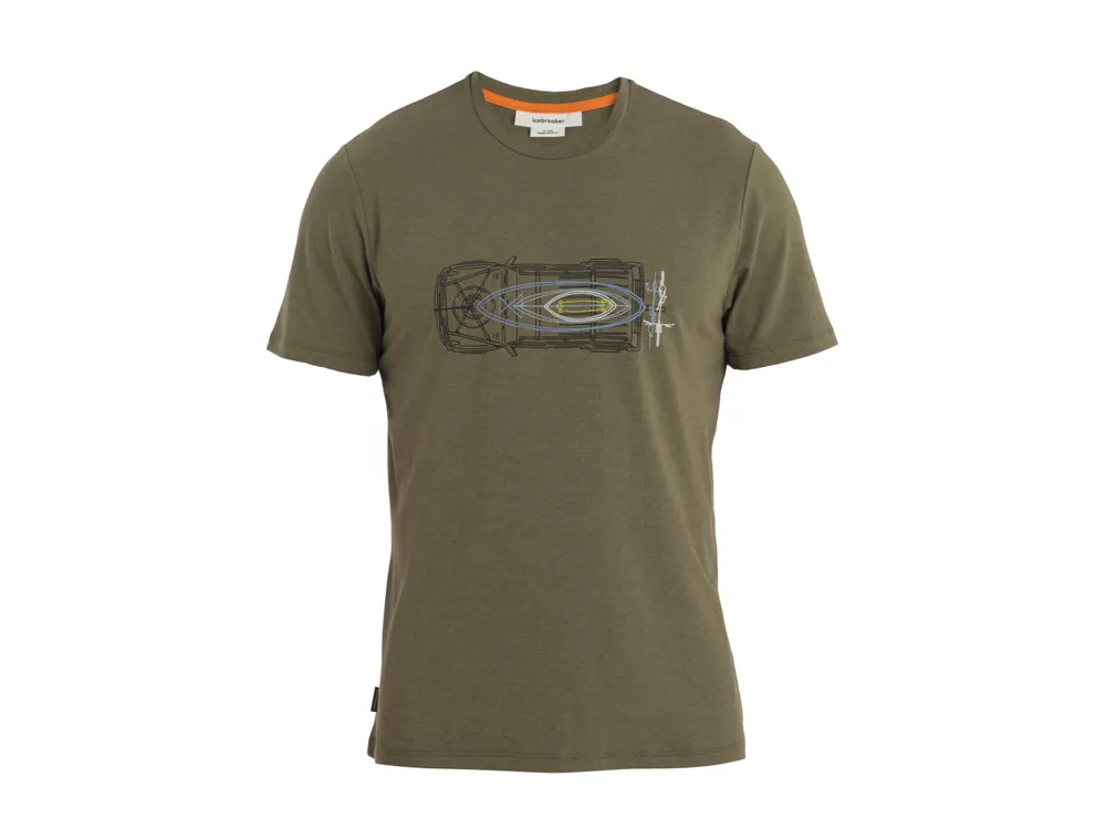 Hit Sezóny Icebreaker Merino Central Classic Wireframe Wonder, Loden
