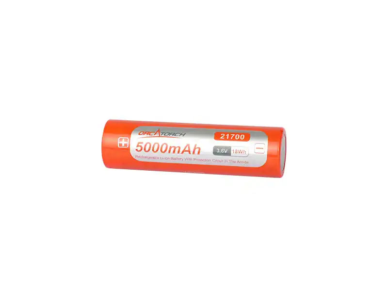 Bezpečná Platba Orcatorch Baterie 21700 5000 mAh USB port