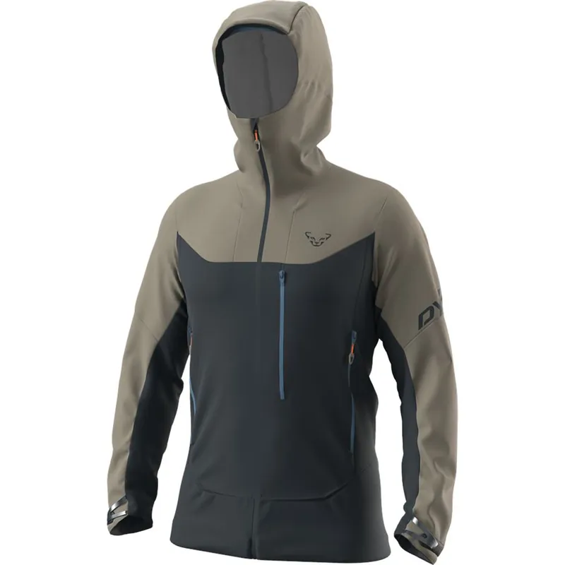 Dynafit Radical Softshell Jacket pánská bunda Rock khaki M Omezená Nabídka
