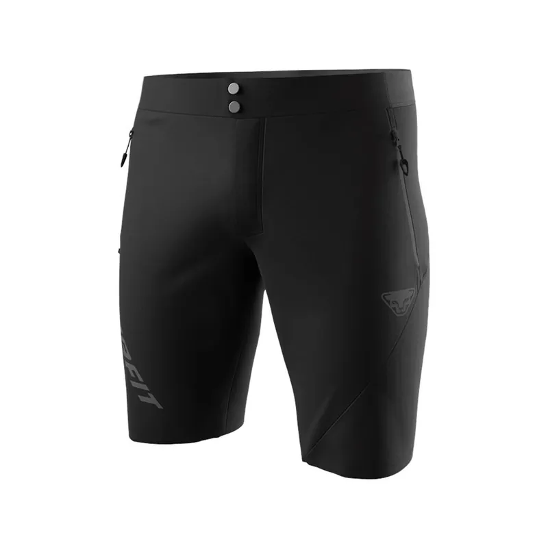 Originální Dynafit Transalper Light Dynastretch Shorts pánské kraťasy Black Out XL