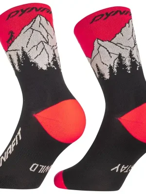 Bezpečná Platba Dynafit TRAVERSE CREW SK ponožky black out ULTRA CORAL 43-46