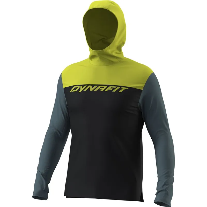 Dynafit TRAVERSE SUN HOODY M pánská mikina black out GOLDEN LIME M Odeslání Ihned