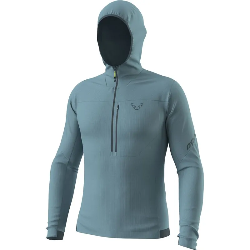 Dynafit TRAVERSE THERMAL 1/2 ZIP M pánská mikina smoke blue XXL Finální Výprodej
