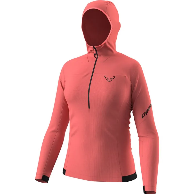 Nová Kolekce Dynafit TRAVERSE THERMAL 1/2 ZIP W dámská mikina magenta M cabana M