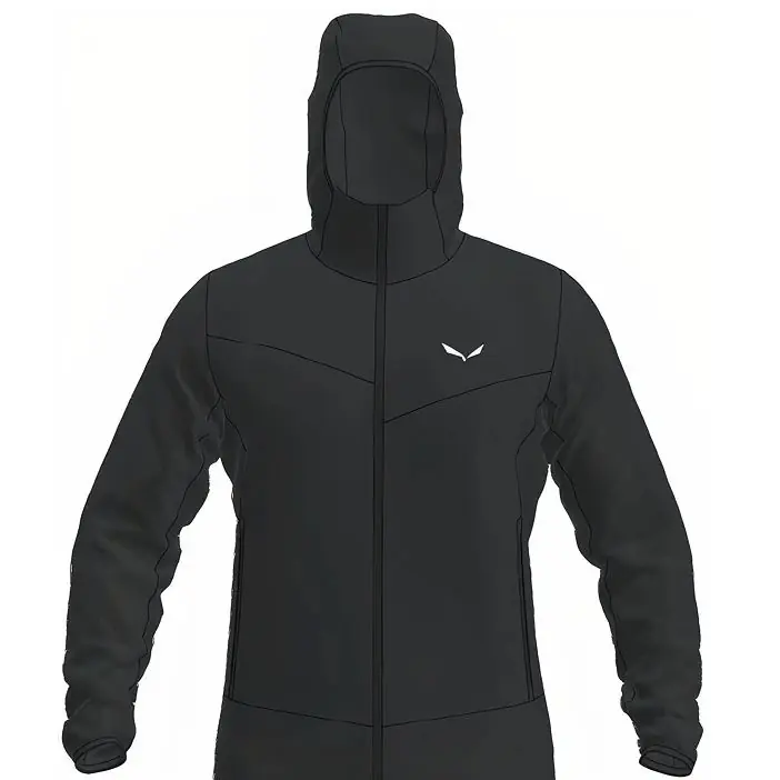 Salewa PUEZ ALTAVIA PL HD JKT M pánská mikina black out XXL Poslední Šance