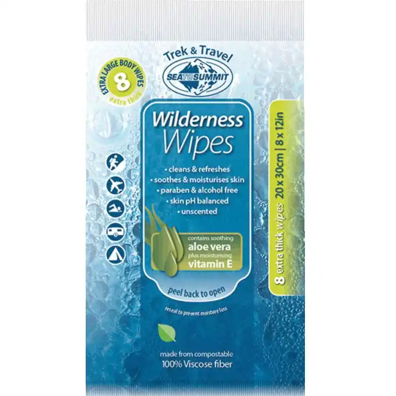 Rychlé Dodání Sea To Summit Wilderness Wipes vlhčené ubrousky