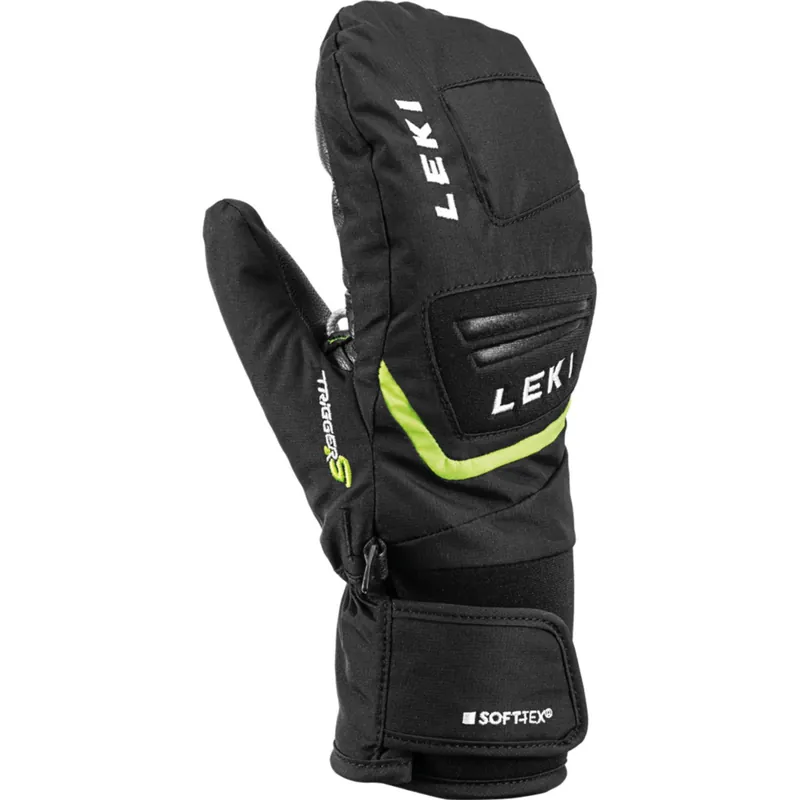 Lyžařské rukavice Leki Griffin S Junior Mitt black/yellow Originální