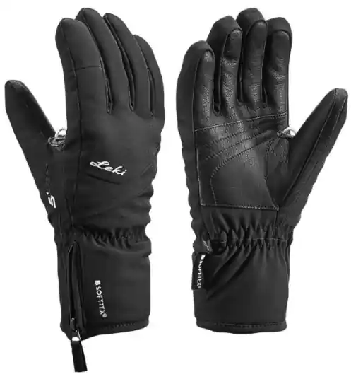 Lyžařské rukavice Leki Shape S Lady black Oblíbený