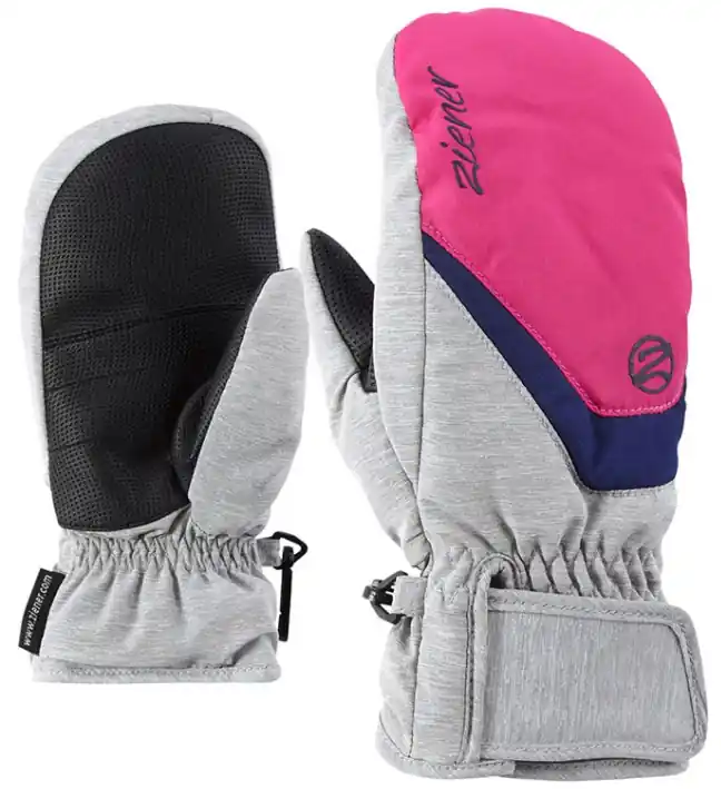 Novinka Lyžařské rukavice Ziener Lorian Mitt pink