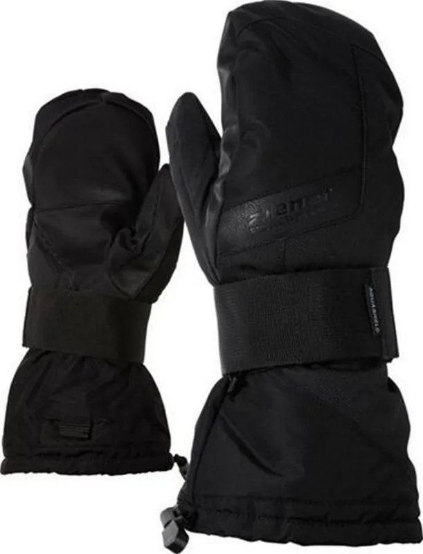 Snowboardové rukavice Ziener MITTIS AS Mitt black Levný