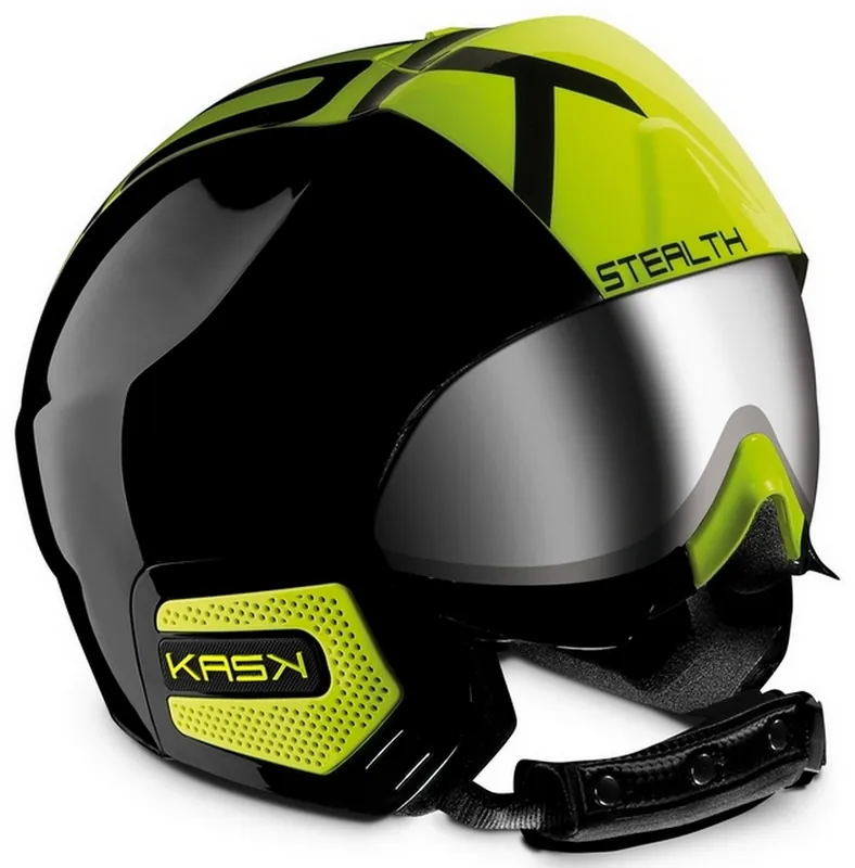 Nová Kolekce Lyžařská helma se štítem Kask Stealth black/yellow fluo shine (VADA!!! viz popis)