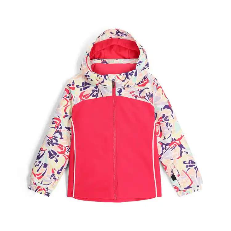 Lyžařská bunda Spyder Girl Conquer Jacket Butterfly Multi Omezená Nabídka