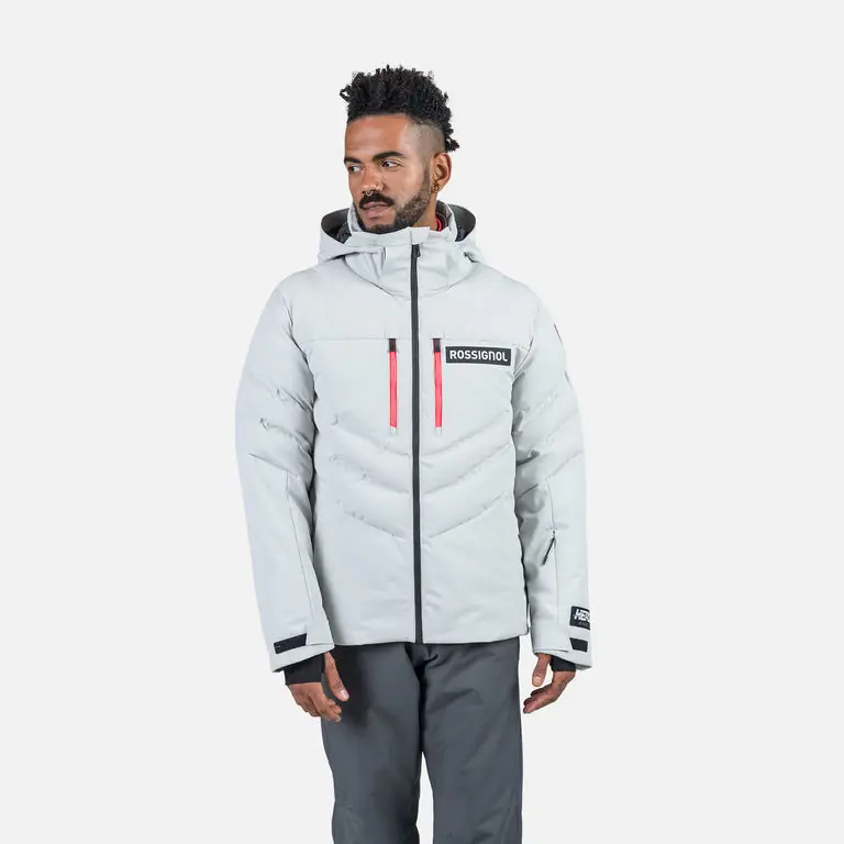 Lyžařská bunda Rossignol Hero Blackside Puffy Soft Grey Nejlepší Cena
