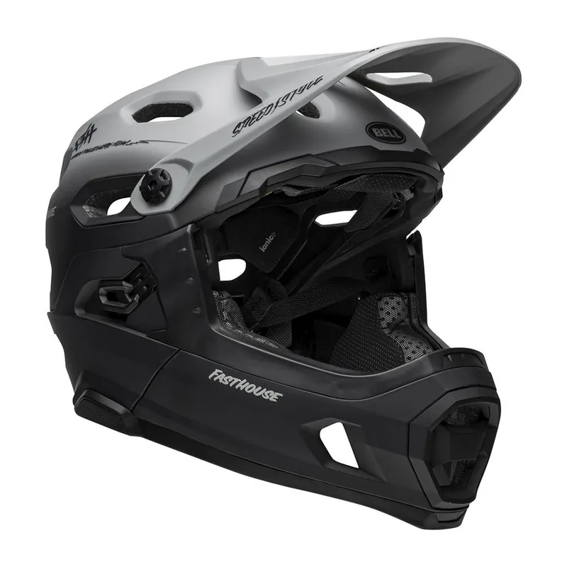 Cyklistická helma Bell Super DH Spherical Mat Gray/Black Bezpečná Platba