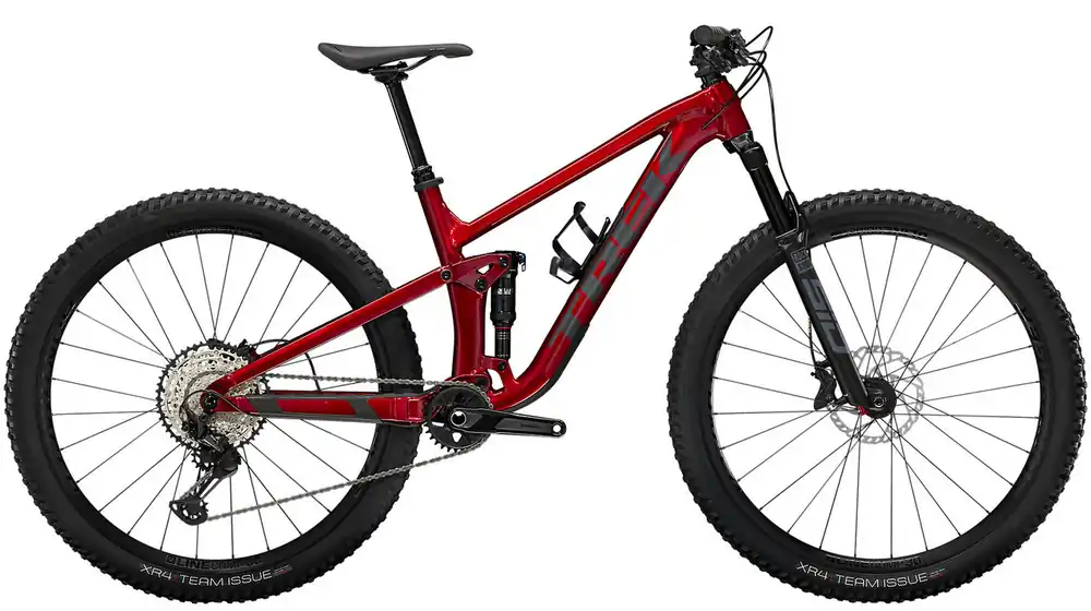 Celoodpružené horské kolo Trek Top Fuel 8 XT crimson - Půjčovna Objednat Nyní
