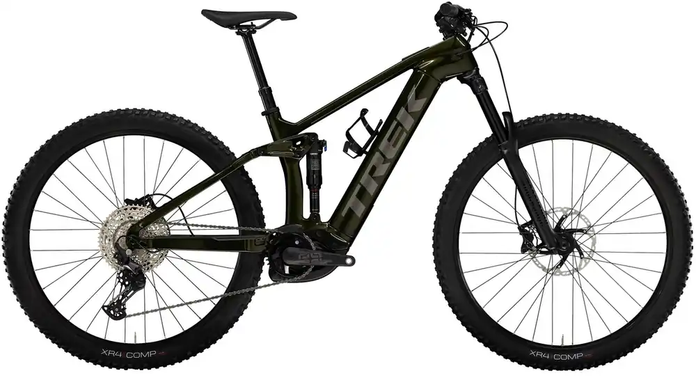 Celoodpružené elektrokolo Trek Rail 9.5 Gen 4 black/olive Horká Nabídka