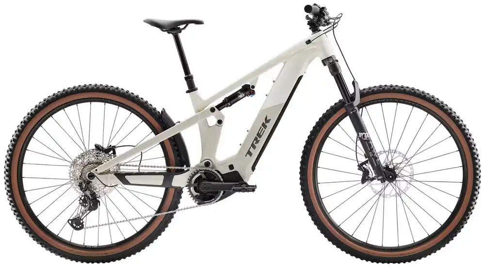 Horské elektrokolo Trek Powerfly FS+ 6 Gen 4 Era White/Buff Beige Jen Po Omezenou Doba