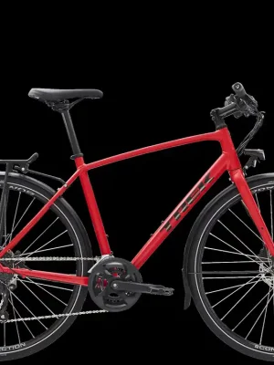 Trekové kolo Trek FX 2 Disc Equipped Satin Viper Red Finální Výprodej