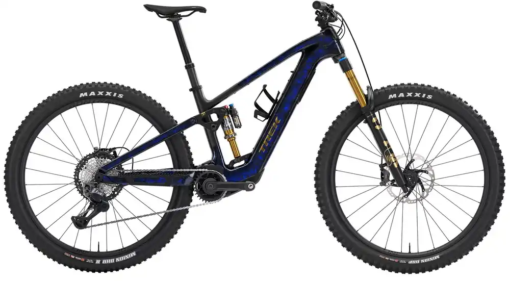Elektrické celoodpružené kolo Trek Fuel+ EX 9.8 Gen 2 Gloss Navy Smoke/Matte Trek Black Časově Omezené