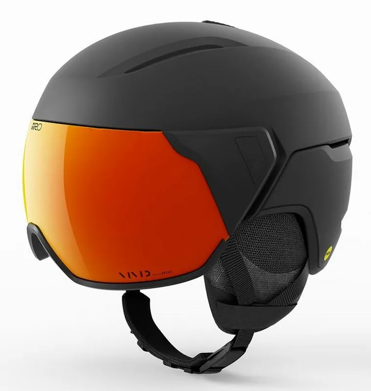 Lyžařská helma Giro Orbit Spherical Mat Black/Vivid Ember Ihned K Objednání