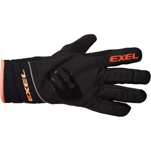 EXEL THERMO+ Glove, černá/šedá/oranžová, teplé rukavice na běžky Omezená Nabídka