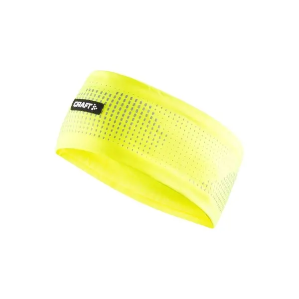 CRAFT Brilliant neonově žlutá-sportovní čelenka Levný