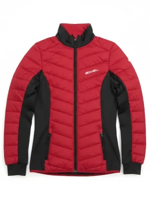 Dokud Zásoby Vydrží EXEL Oslo W Hybrid Jacket Pink/Black, hybridní bunda