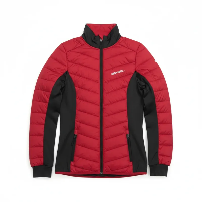 Dokud Zásoby Vydrží EXEL Oslo W Hybrid Jacket Pink/Black, hybridní bunda