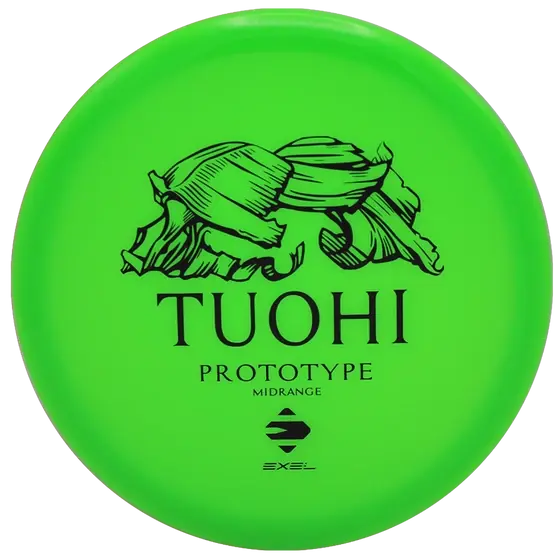 Sezónní Sleva EXEL TUOHI neon green (4 4 0 3 ), discgolf disk