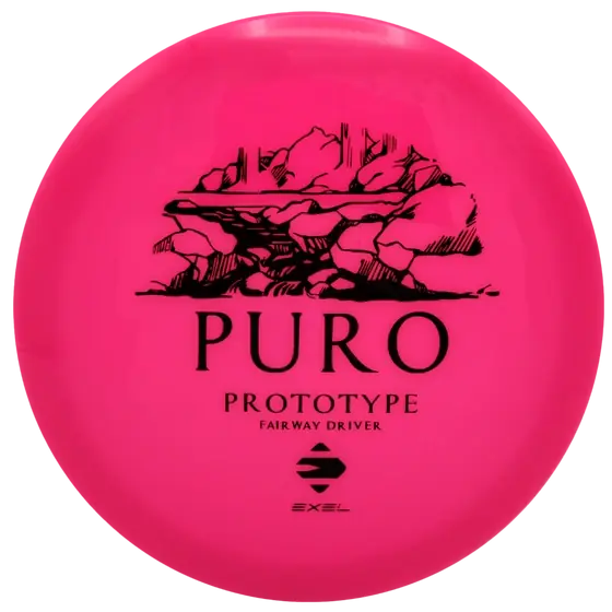EXEL PURO neon pink (7 6 -2 1), discgolf disk Levný
