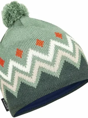 Bjorn Daehlie Pattern, šedá/zelená, čepice Hit Sezóny