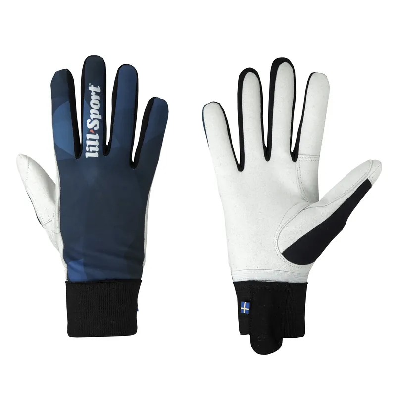 LILLSPORT Solid, modré, rukavice na běžky Pouze Dnes