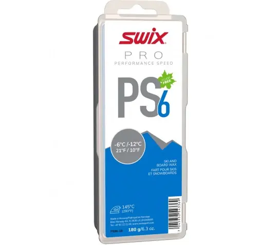 Ověřený SWIX PS06 Performance Speed 180 g, -6°C až -12°C, servisní balení