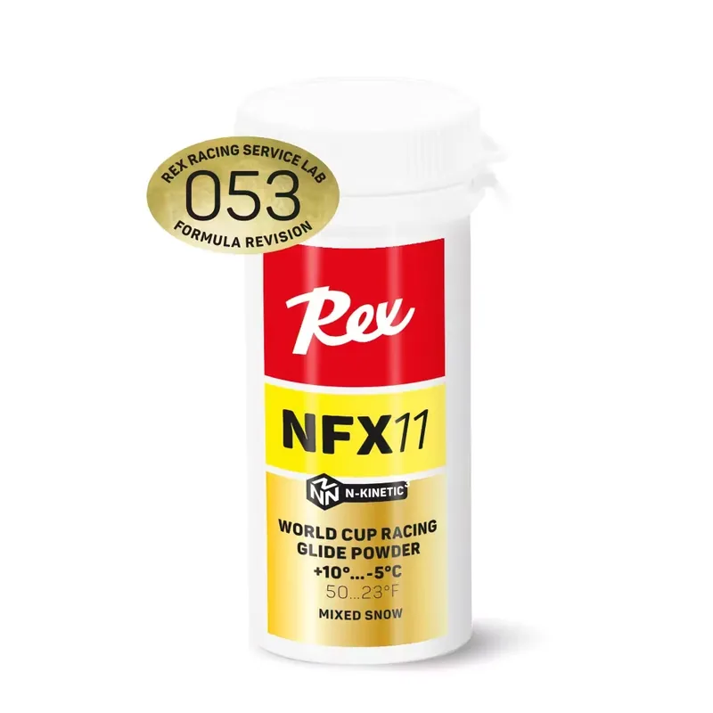 Cenový Hit REX NFX 11 Yellow N-kinetic Powder. +10 až -5°C, prášek bez fluroru