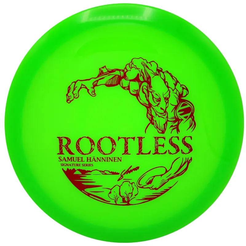 EXEL ROOTLESS Samuel Hänninen signature Neon Green (7 6 -2 1), discgolf disk Akční Nabídka