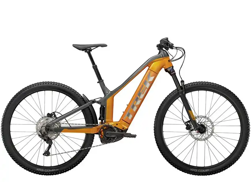 Trek Powerfly FS 4 625 Gen 2 XS oranžová/šedá Zlevněný