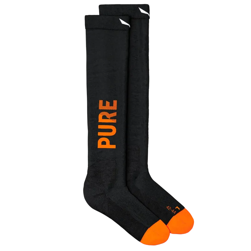 Salewa Sella Mountain Trainer Socks M 39-41 černá/oranžová Speciální Cena