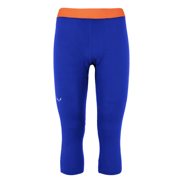 Originální Salewa Cristallo Warm Amr 3/4 Tights M 48/M modrá/oranžová