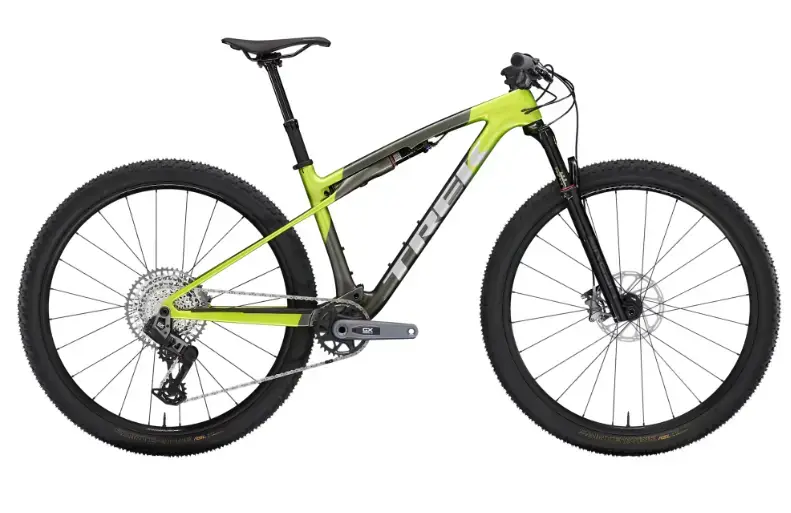 Trek Supercaliber SL 9.7 AXS Gen 2 ML zelená Oblíbený
