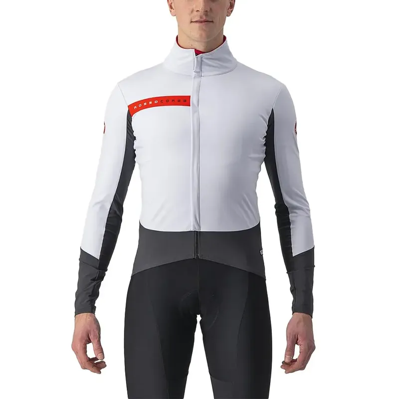 Castelli Beta RoS Jacket M stříbrná Nová Kolekce